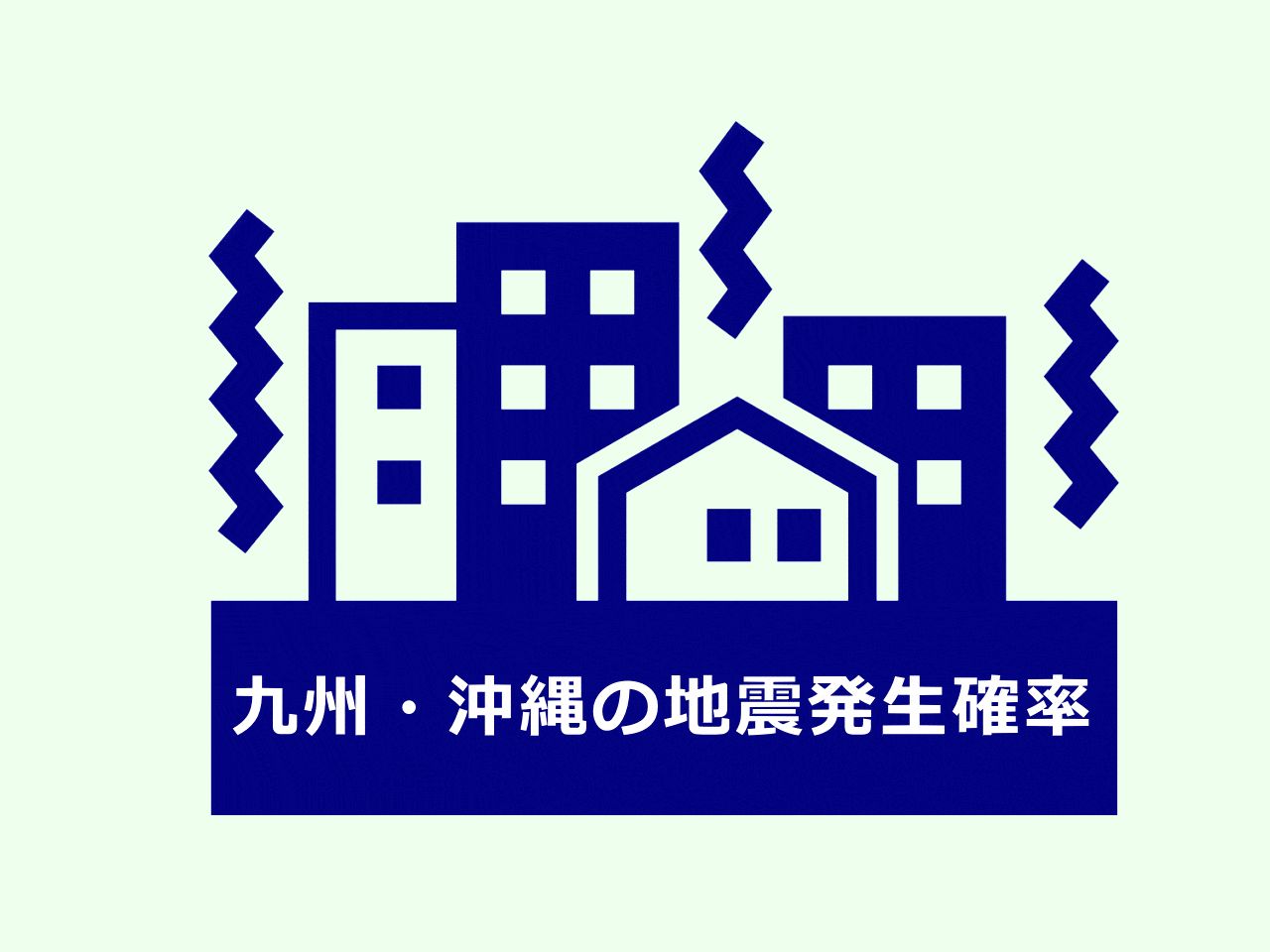 九州・沖縄の地震発生確率
