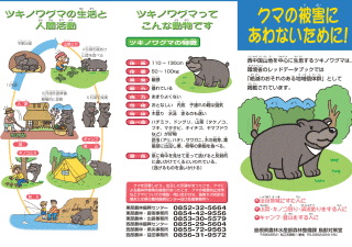 熊対策チラシ