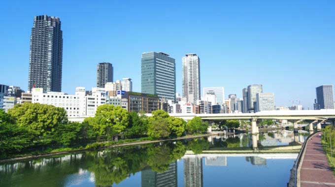 大阪市の都市風景