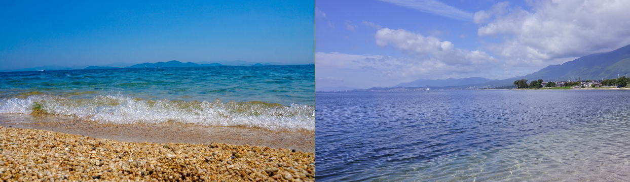 夏の琵琶湖