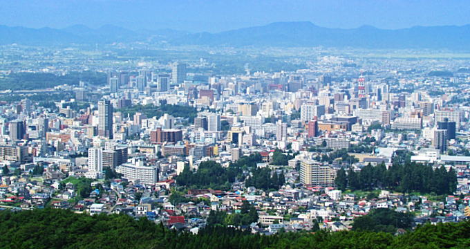 岩手県盛岡市の気温