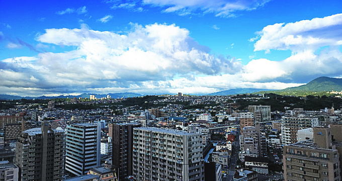 大分市の街並み