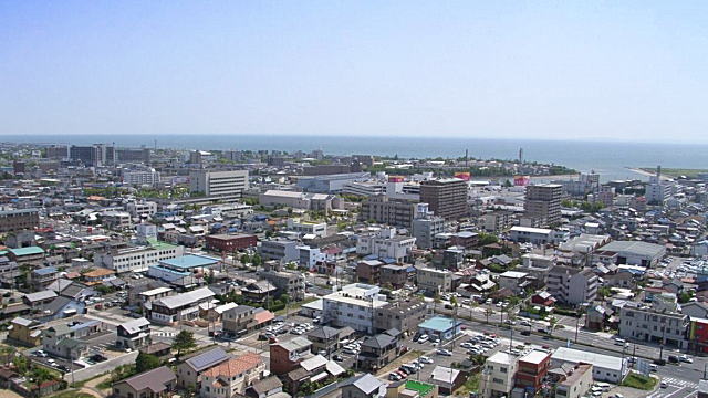 三重県津市の街並み