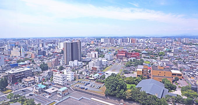 宇都宮市の街並み