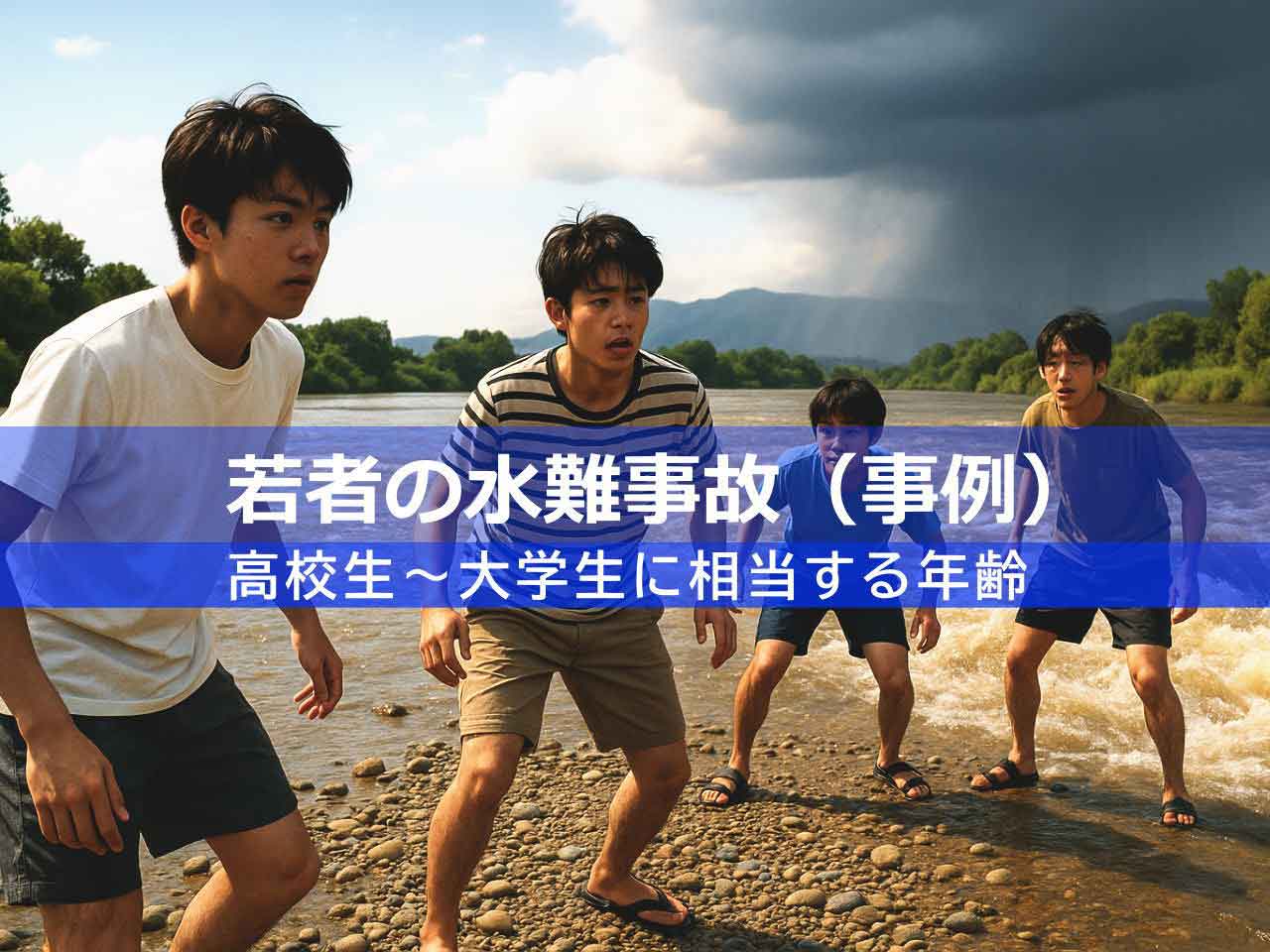 若者の水難事故