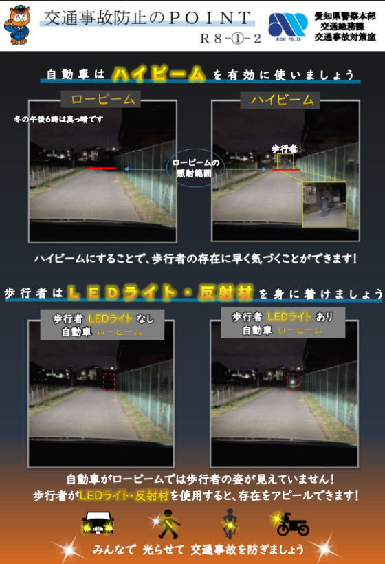 ハイビームの有効活用