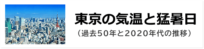東京の気温と猛暑日