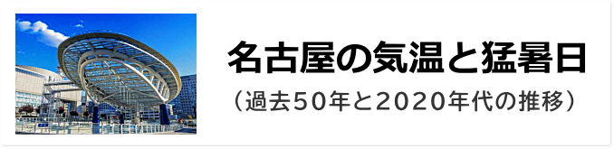 名古屋の気温と猛暑日