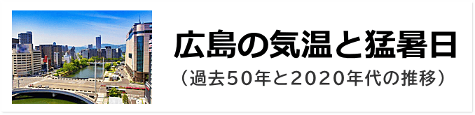 広島の気温と猛暑日