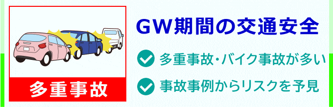 ゴールデンウィークの交通事故防止