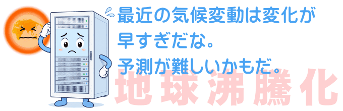 地球沸騰化のイメージ