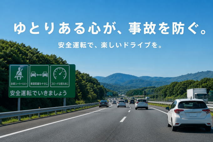 お盆期間中も安全運転 お盆の交通安全