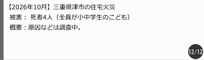 三重県津市の住宅火災 三重県津市の住宅火災